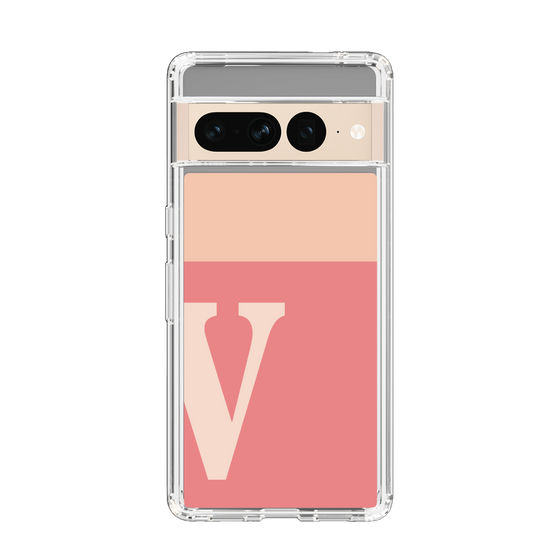 Slim Protection Case［ Original - initial two tone - V pink ］