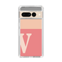 Slim Protection Case［ Original - initial two tone - V pink ］