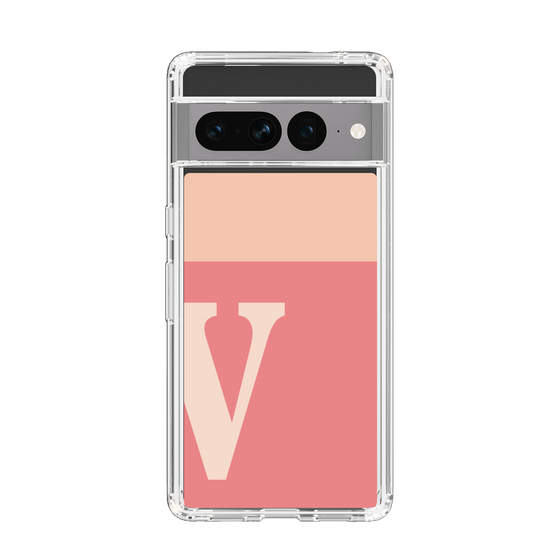 Slim Protection Case［ Original - initial two tone - V pink ］