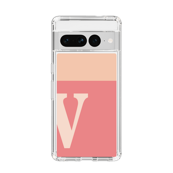 Slim Protection Case［ Original - initial two tone - V pink ］