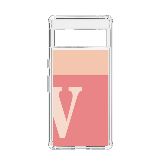 Slim Protection Case［ Original - initial two tone - V pink ］
