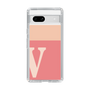 Slim Protection Case［ Original - initial two tone - V pink ］
