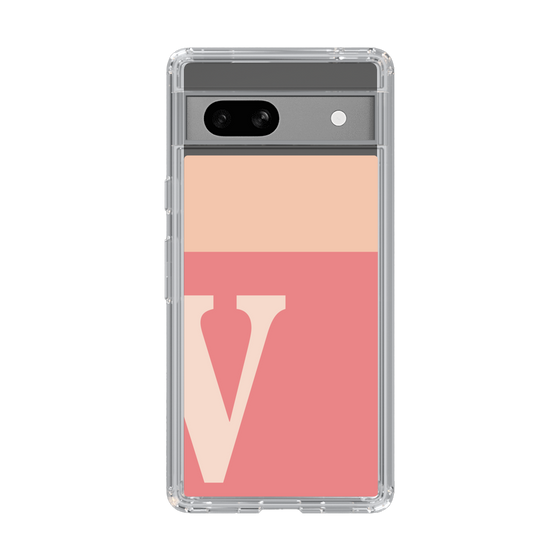 Slim Protection Case［ Original - initial two tone - V pink ］