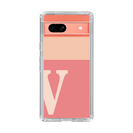 Slim Protection Case［ Original - initial two tone - V pink ］