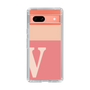Slim Protection Case［ Original - initial two tone - V pink ］
