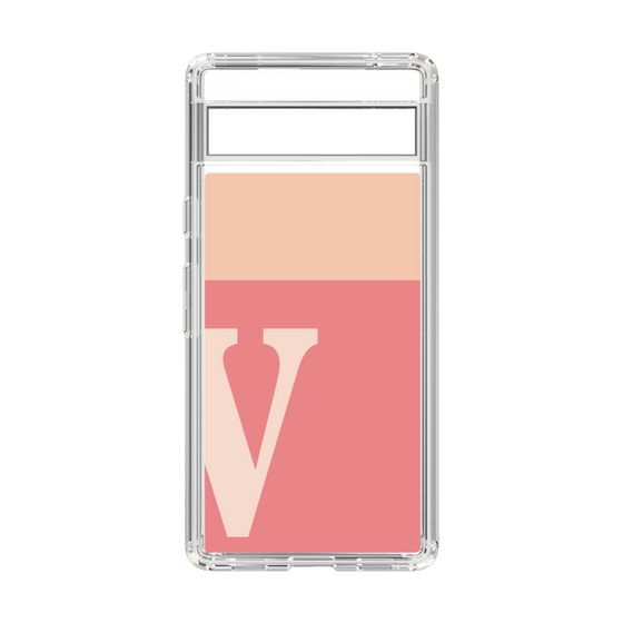Slim Protection Case［ Original - initial two tone - V pink ］