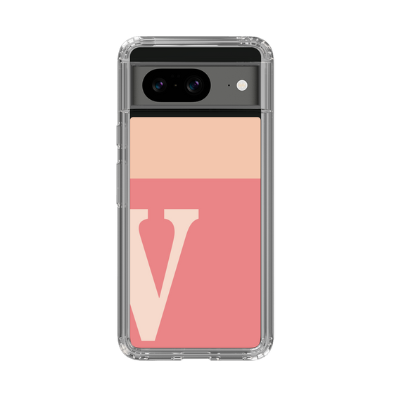 Slim Protection Case［ Original - initial two tone - V pink ］
