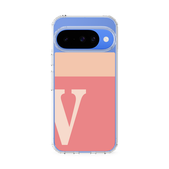 Slim Protection Case［ Original - initial two tone - V pink ］