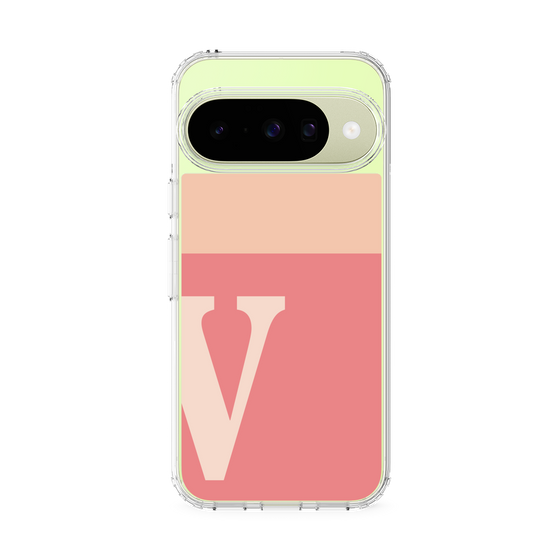 Slim Protection Case［ Original - initial two tone - V pink ］