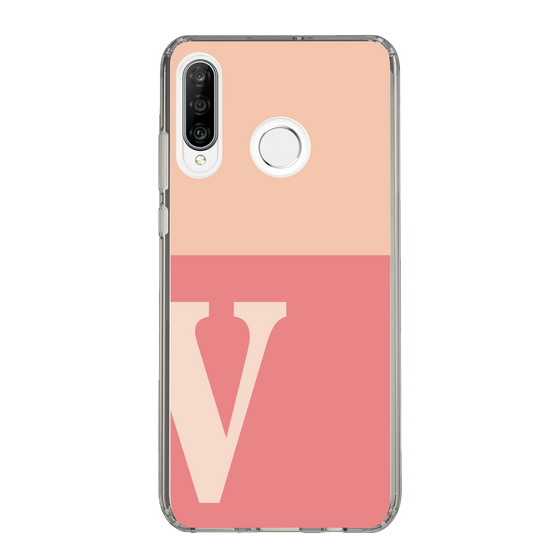 Slim Protection Case［ Original - initial two tone - V pink ］