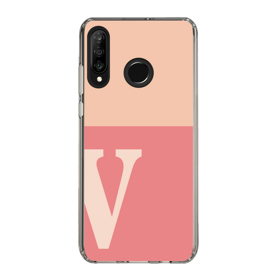 Slim Protection Case［ Original - initial two tone - V pink ］