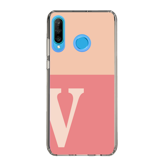 Slim Protection Case［ Original - initial two tone - V pink ］