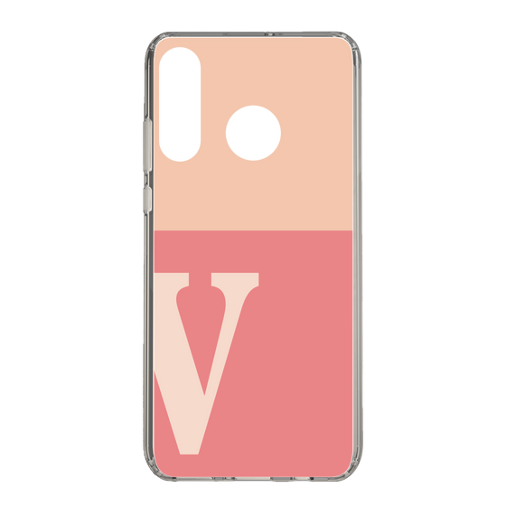 Slim Protection Case［ Original - initial two tone - V pink ］