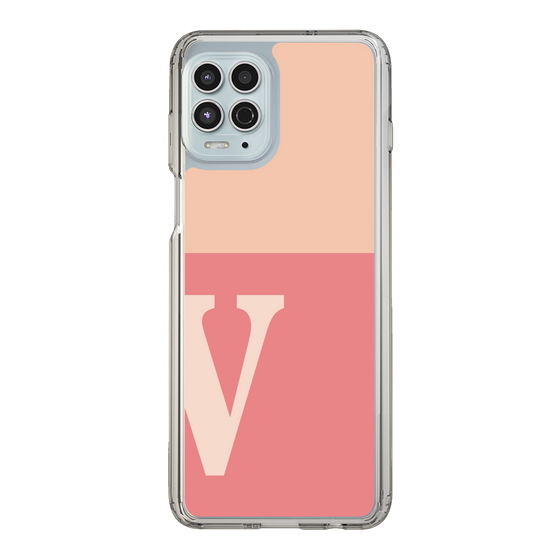 Slim Protection Case［ Original - initial two tone - V pink ］