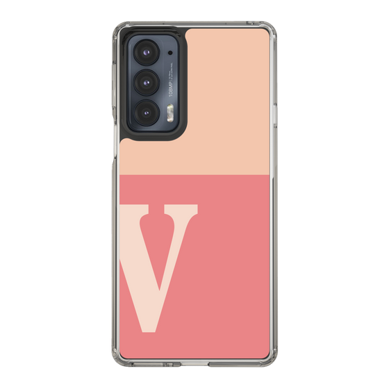 Slim Protection Case［ Original - initial two tone - V pink ］