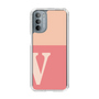Slim Protection Case［ Original - initial two tone - V pink ］