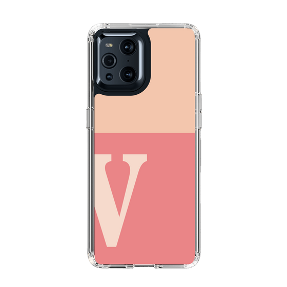 Slim Protection Case［ Original - initial two tone - V pink ］