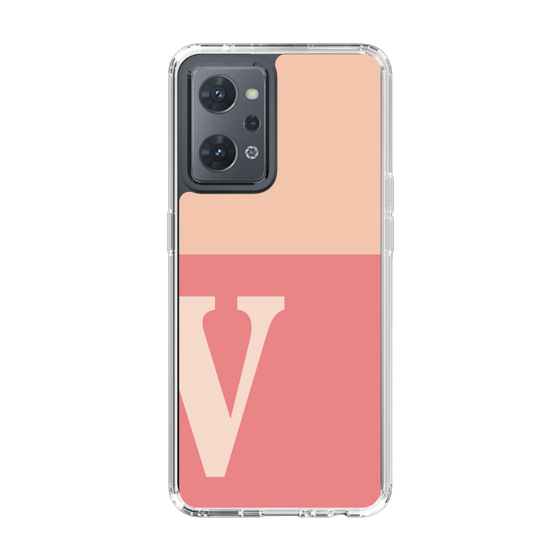Slim Protection Case［ Original - initial two tone - V pink ］