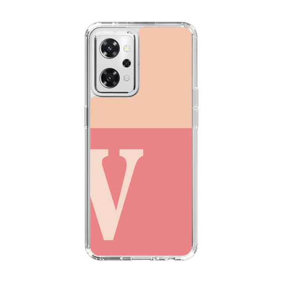 Slim Protection Case［ オリジナル - initial two tone - V pink ］