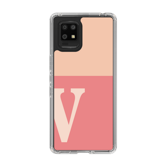 Slim Protection Case［ Original - initial two tone - V pink ］
