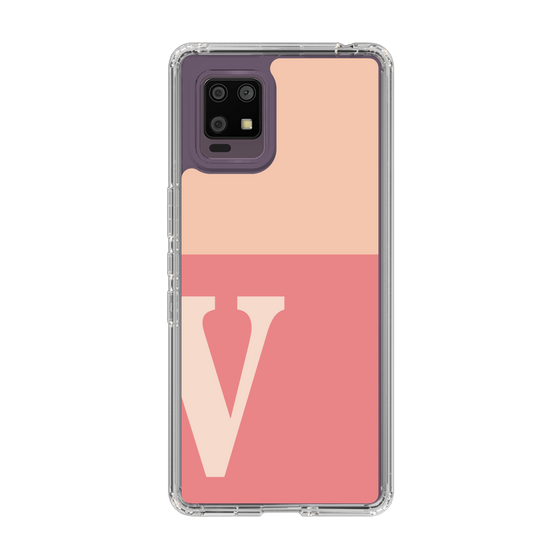 Slim Protection Case［ Original - initial two tone - V pink ］