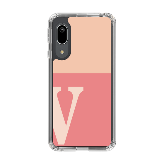 Slim Protection Case［ Original - initial two tone - V pink ］