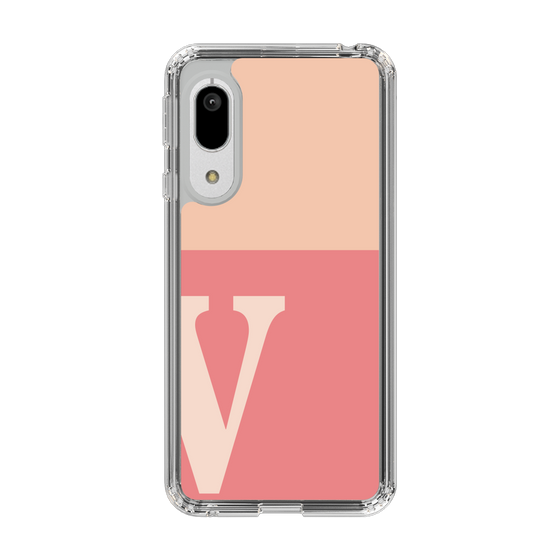 Slim Protection Case［ Original - initial two tone - V pink ］