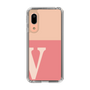 Slim Protection Case［ Original - initial two tone - V pink ］