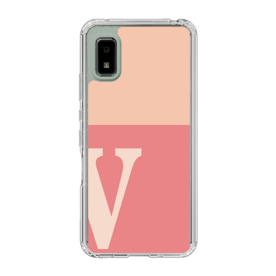 Slim Protection Case［ Original - initial two tone - V pink ］