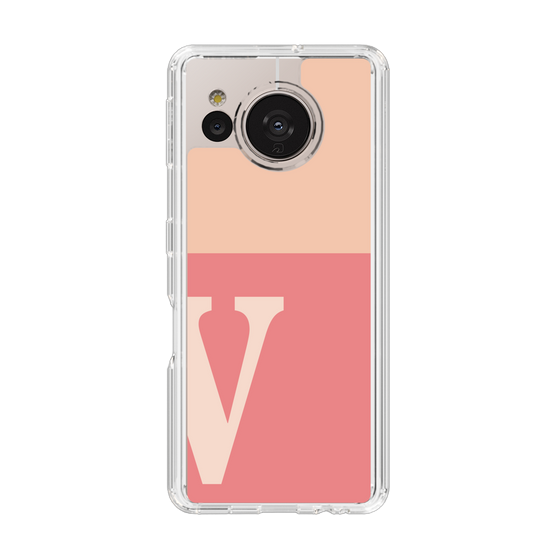 Slim Protection Case［ Original - initial two tone - V pink ］