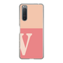 Slim Protection Case［ Original - initial two tone - V pink ］