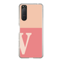 Slim Protection Case［ Original - initial two tone - V pink ］