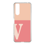 Slim Protection Case［ Original - initial two tone - V pink ］