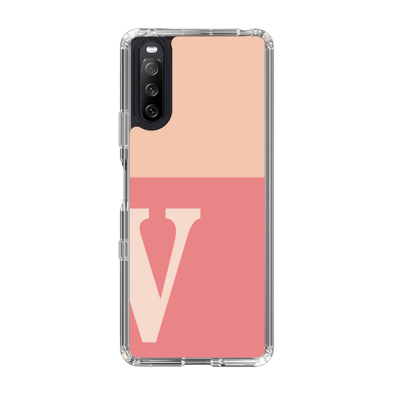 Slim Protection Case［ Original - initial two tone - V pink ］