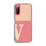 Slim Protection Case［ Original - initial two tone - V pink ］