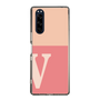 Slim Protection Case［ Original - initial two tone - V pink ］