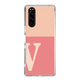 Slim Protection Case［ Original - initial two tone - V pink ］