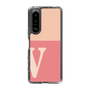 Slim Protection Case［ Original - initial two tone - V pink ］