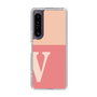 Slim Protection Case［ Original - initial two tone - V pink ］