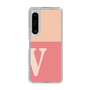 Slim Protection Case［ Original - initial two tone - V pink ］