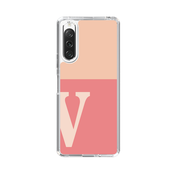 Slim Protection Case［ Original - initial two tone - V pink ］