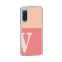 Slim Protection Case［ Original - initial two tone - V pink ］
