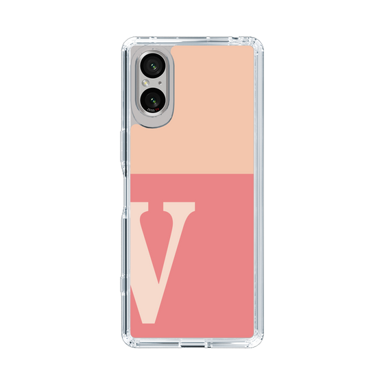 Slim Protection Case［ Original - initial two tone - V pink ］
