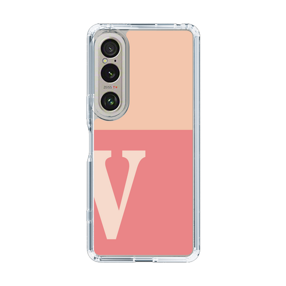 Slim Protection Case［ Original - initial two tone - V pink ］