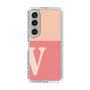 Slim Protection Case［ Original - initial two tone - V pink ］