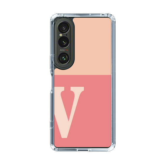 Slim Protection Case［ Original - initial two tone - V pink ］