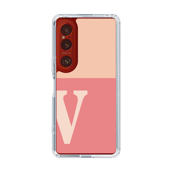 Slim Protection Case［ Original - initial two tone - V pink ］