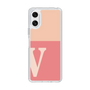 Slim Protection Case［ Original - initial two tone - V pink ］