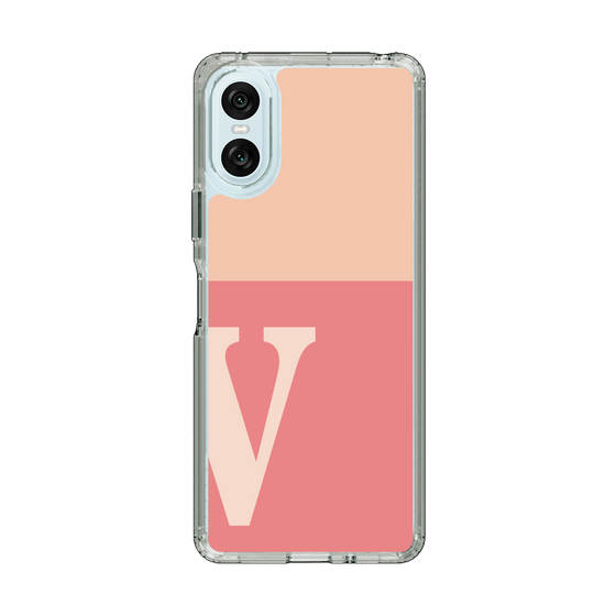 Slim Protection Case［ Original - initial two tone - V pink ］