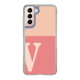 Slim Protection Case［ Original - initial two tone - V pink ］